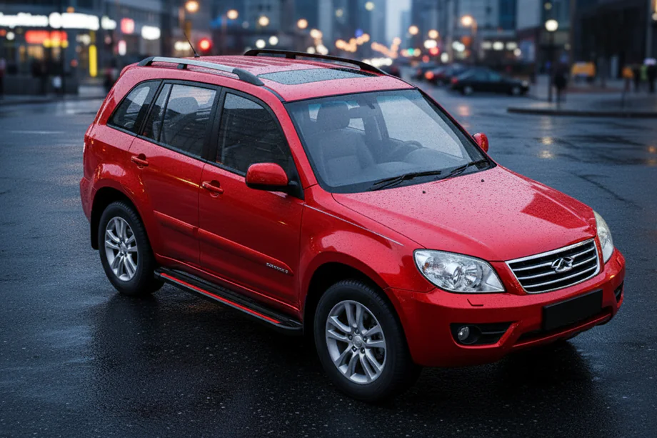Chery Tiggo 1 2005–2016 Sānu pakāpieni Maya Red (2 gab., alumīnijs) Image