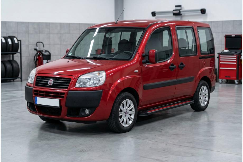 Fiat Doblo I 2005–2010 Sānu pakāpieni Maya Red (2 gab., alumīnijs) Image