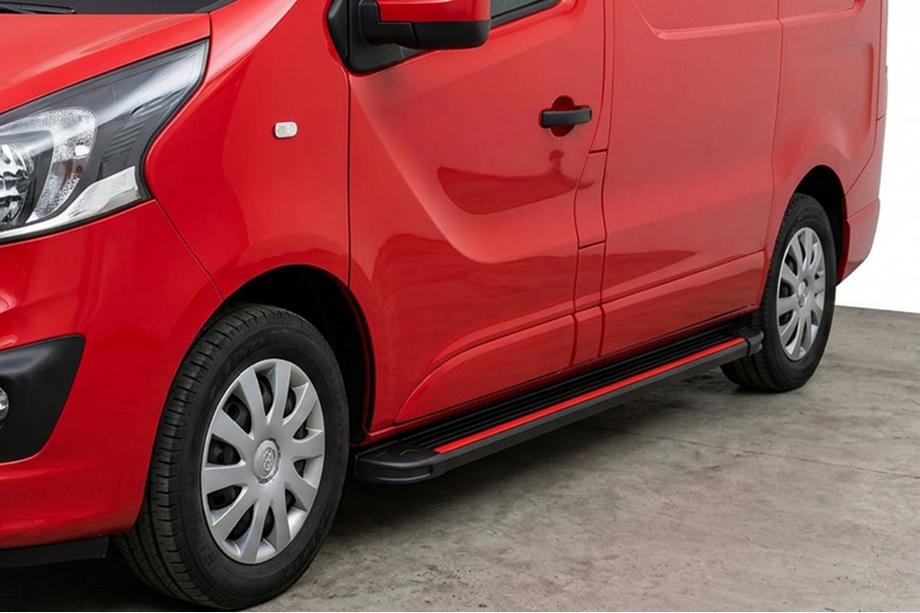 Fiat Talento 2016– Sānu pakāpieni Maya Red (2 gab., alumīnijs) Image