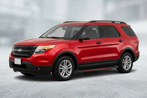Ford Explorer 2011–2019 Sānu pakāpieni Maya Red (2 gab., alumīnijs) foto 1