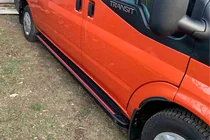 Ford Transit 2000–2014 Sānu pakāpieni Maya Red (2 gab., alumīnijs) foto 2