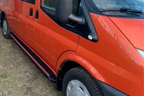 Ford Transit 2000–2014 Sānu pakāpieni Maya Red (2 gab., alumīnijs) foto 1