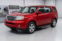 Honda Pilot 2008–2015 Sānu pakāpieni Maya Red (2 gab., alumīnijs) foto 1