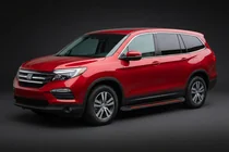 Honda Pilot 2015–2022 Sānu pakāpieni Maya Red (2 gab., alumīnijs) foto 1