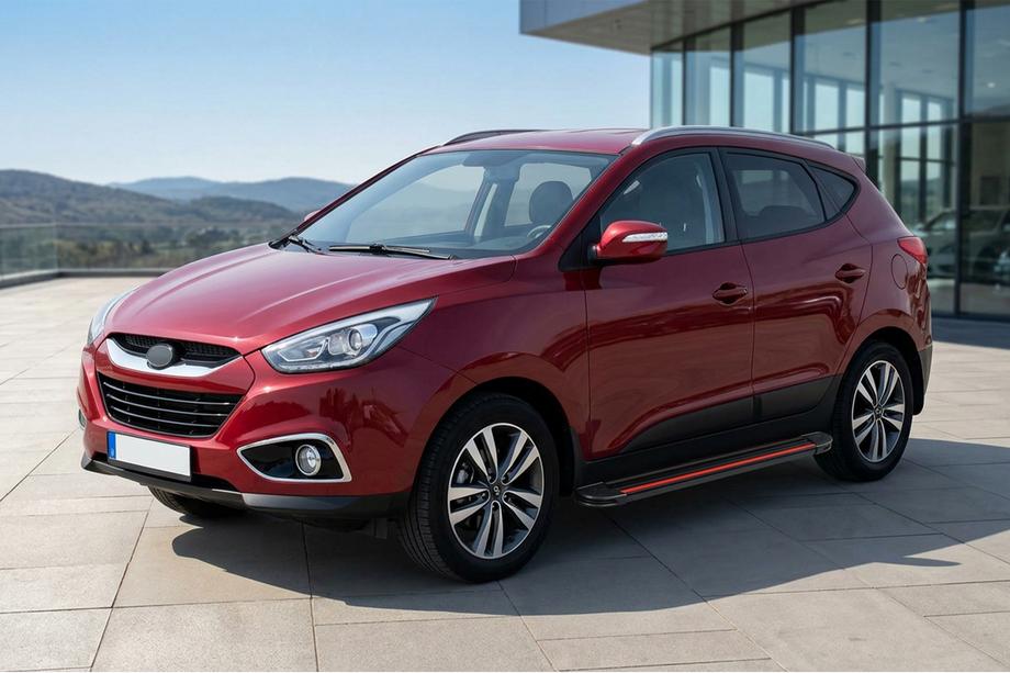 Hyundai IX-35 2010–2015 Sānu pakāpieni Maya Red (2 gab., alumīnijs) Image