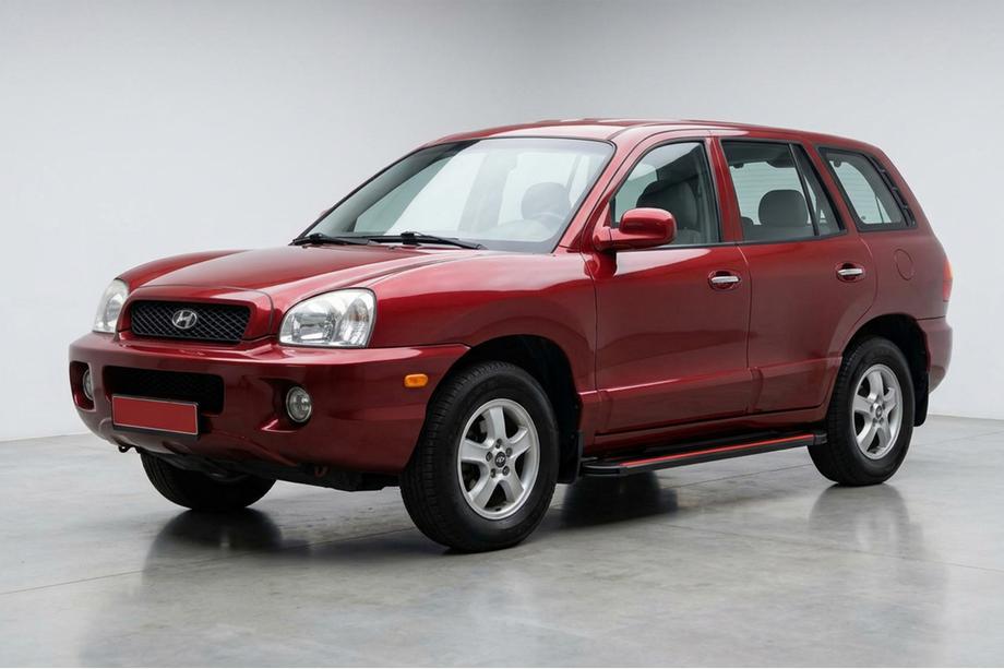 Hyundai Santa Fe 1 2000–2006 Sānu pakāpieni Maya Red (2 gab., alumīnijs) Image