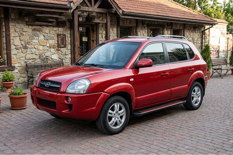 Hyundai Tucson JM 2004– Sānu pakāpieni Maya Red (2 gab., alumīnijs) Image