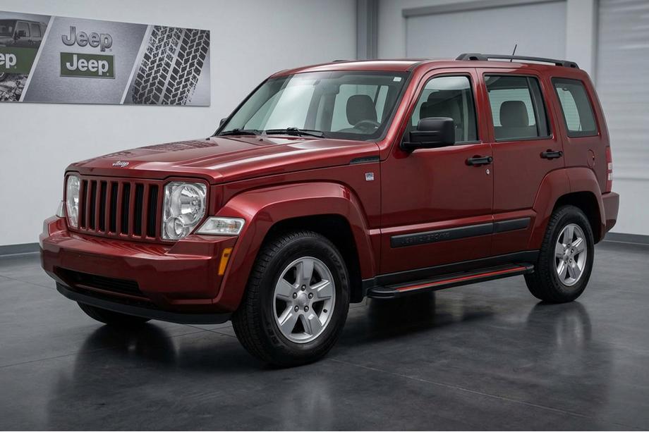 Jeep Cherokee/Liberty 2007–2013 Sānu pakāpieni Maya Red (2 gab., alumīnijs) Foto 1