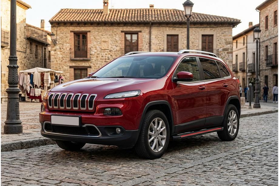 Jeep Cherokee KL 2013– Sānu pakāpieni Maya Red (2 gab., alumīnijs) Image