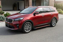 Kia Sorento III UM 2014–2020 Sānu pakāpieni Maya Red (2 gab., alumīnijs) foto 1