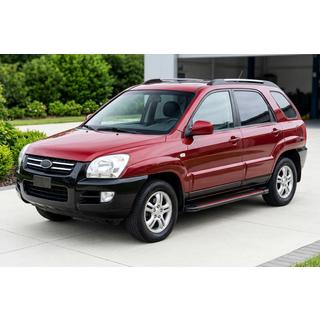 Sānu pakāpieni Maya Red (2 gab., alumīnijs) Kia Sportage 2004–2010 foto 1