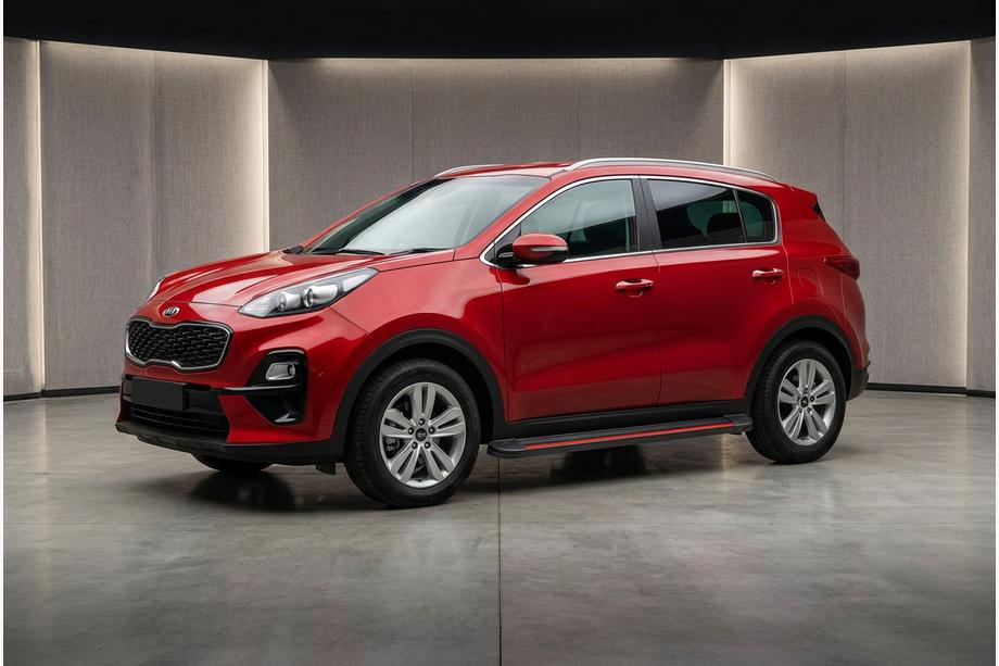 Kia Sportage 2015–2021 Sānu pakāpieni Maya Red (2 gab., alumīnijs) Foto 1