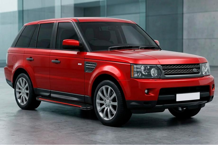 Range Rover Sport 2005–2013 Sānu pakāpieni Maya Red (2 gab., alumīnijs) Image
