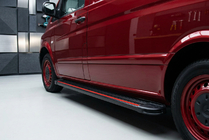 Mercedes Vito/V klase W447 2014– Sānu pakāpieni Maya Red-Black (2 gab., alumīnijs) Īsā (short) un vidējā (Long) foto 1