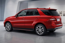 Mercedes GLE/ML class W166 2011–2018 Sānu pakāpieni Maya Red (2 gab., alumīnijs) foto 1