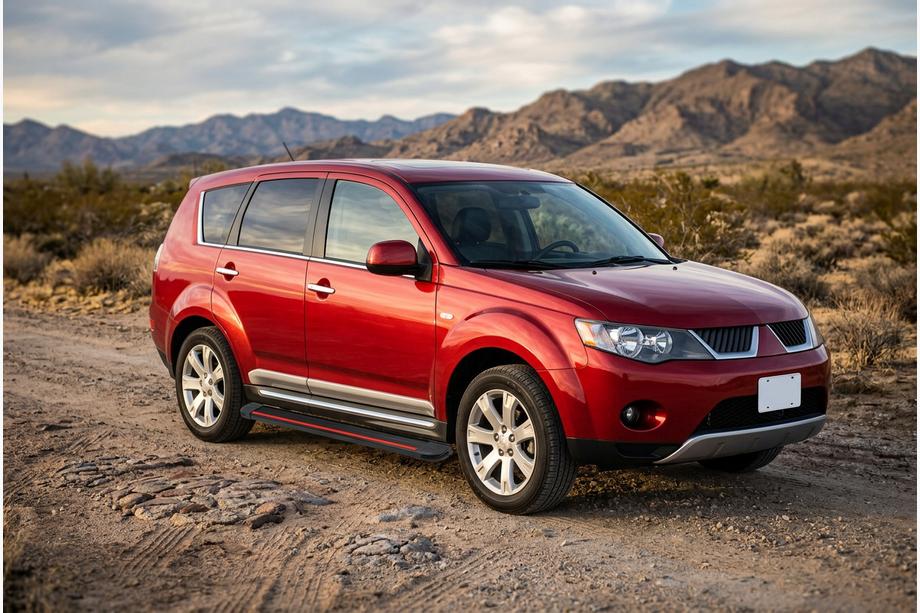 Mitsubishi Outlander 2006–2012 Sānu pakāpieni Maya Red (2 gab., alumīnijs) Image