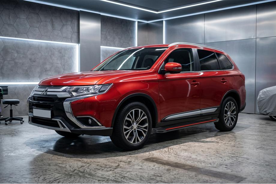 Mitsubishi Outlander 2012–2021 Sānu pakāpieni Maya Red (2 gab., alumīnijs) Image