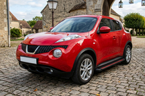 Nissan Juke 2010–2019 Sānu pakāpieni Maya Red (2 gab., alumīnijs) foto 1