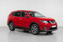 Nissan X-trail T32/Rogue 2014–2021 Sānu pakāpieni Maya Red (2 gab., alumīnijs) foto 1