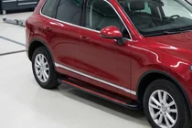 Porsche Cayenne 2003–2010 Sānu pakāpieni Maya Red (2 gab., alumīnijs) foto 1