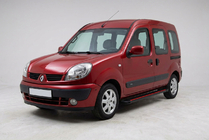 Renault Kangoo 1998–2008 Sānu pakāpieni Maya Red (2 gab., alumīnijs) foto 1