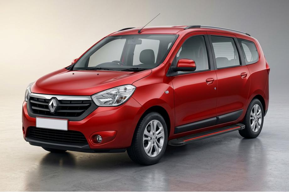 Renault Lodgy 2013–2022 Sānu pakāpieni Maya Red (2 gab., alumīnijs) Foto 1