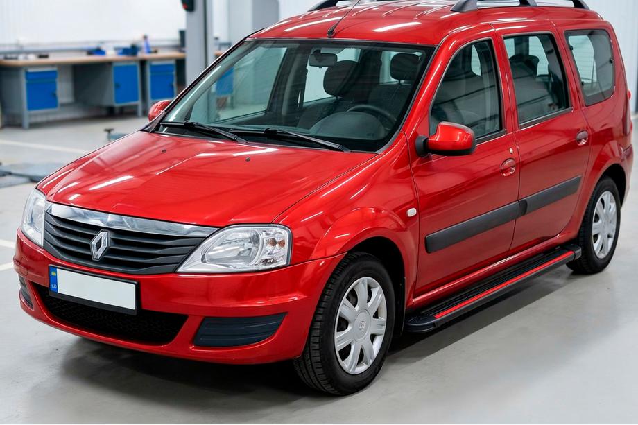 Renault Logan MCV 2005–2013 Sānu pakāpieni Maya Red (2 gab., alumīnijs) Image