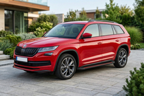 Skoda Kodiaq 2016–2023 Sānu pakāpieni Maya Red (2 gab., alumīnijs) foto 1