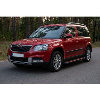Sānu pakāpieni Maya Red (2 gab., alumīnijs) Skoda Yeti 2009–2017 foto 1