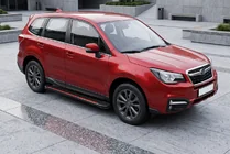 Subaru Forester 2013–2018 Sānu pakāpieni Maya Red (2 gab., alumīnijs) foto 1