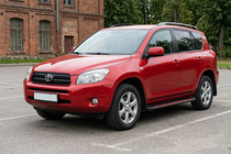 Toyota Rav 4 2006–2013 Sānu pakāpieni Maya Red (2 gab., alumīnijs) foto 1