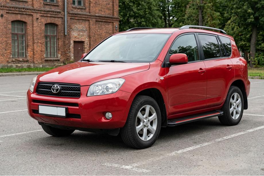 Toyota Rav 4 2006–2013 Sānu pakāpieni Maya Red (2 gab., alumīnijs) Image