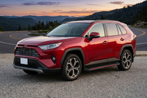 Toyota Rav 4 2019–2025 Sānu pakāpieni Maya Red (2 gab., alumīnijs) foto 1
