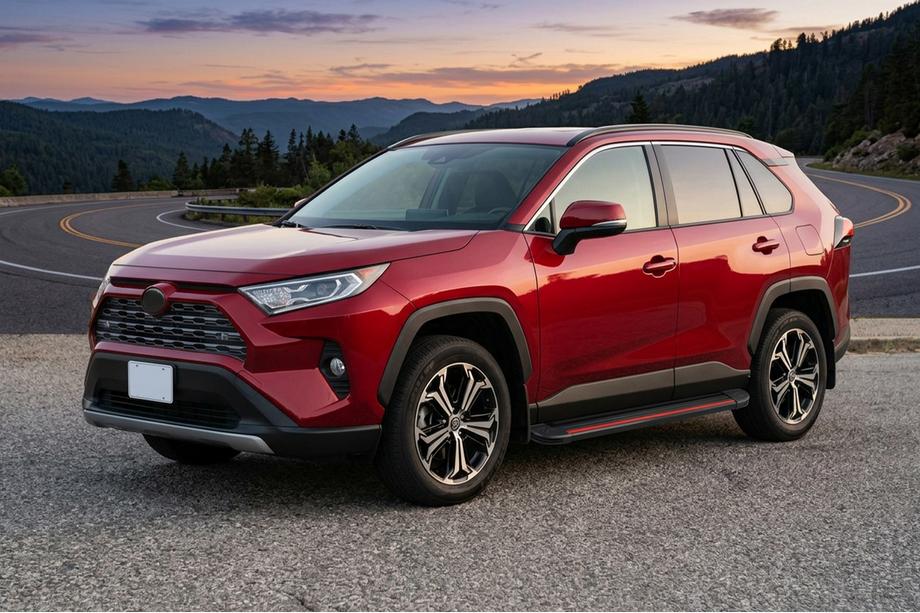 Toyota Rav 4 2019–2025 Sānu pakāpieni Maya Red (2 gab., alumīnijs) Image