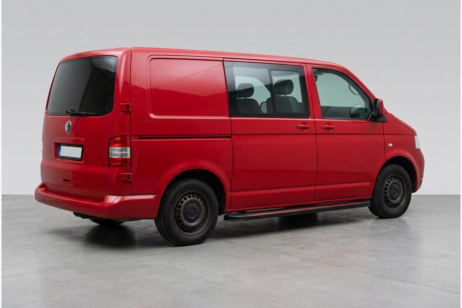 Volkswagen T5 Transporter 2003–2010 Sānu pakāpieni Maya Red (2 gab., alumīnijs) Īsā riteņu bāze Image