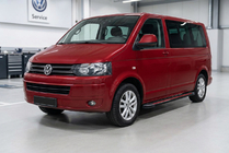 Volkswagen T5 2010–2015 Sānu pakāpieni Maya Red (2 gab., alumīnijs) foto 1