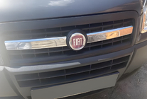 Fiat Doblo I 2005–2010 Radiatora režģa uzlikas (2 daļas, nerūsējošais tērauds) Carmos - turku teras foto 1