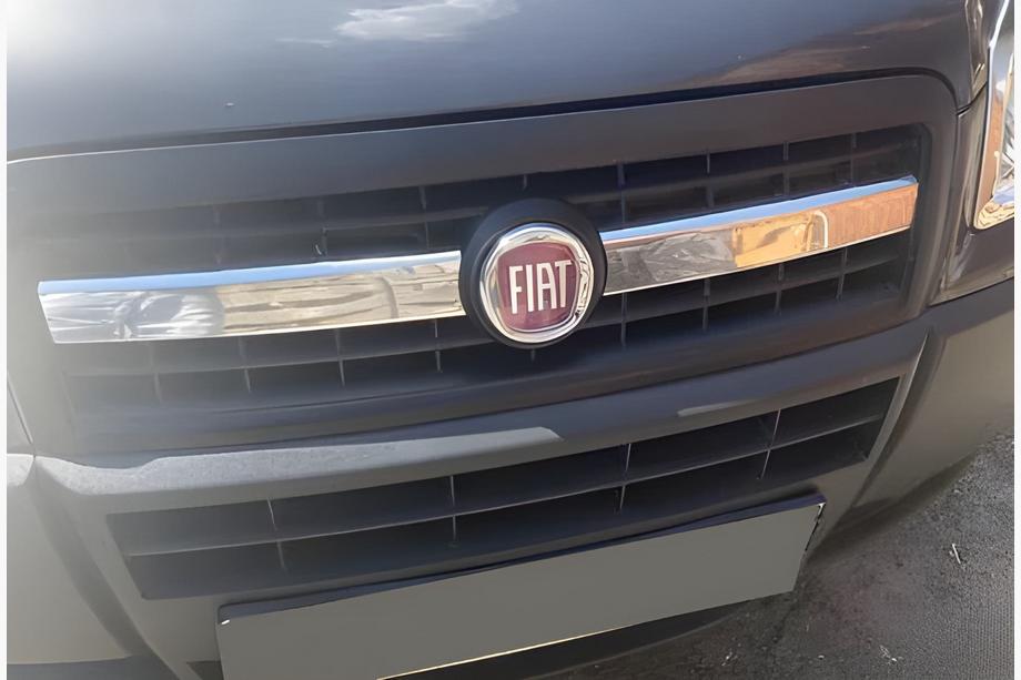 Fiat Doblo I 2005–2010 Radiatora režģa uzlikas (2 daļas, nerūsējošais tērauds) Carmos - turku teras Image