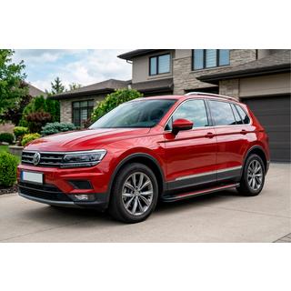 Sānu pakāpieni Maya Red (2 gab., alumīnijs) Volkswagen Tiguan 2016–2023 foto 1