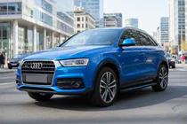 Audi Q3 2011–2019 Sānu sliekšņi Maya Blue (2 gab., alumīnijs) foto 1