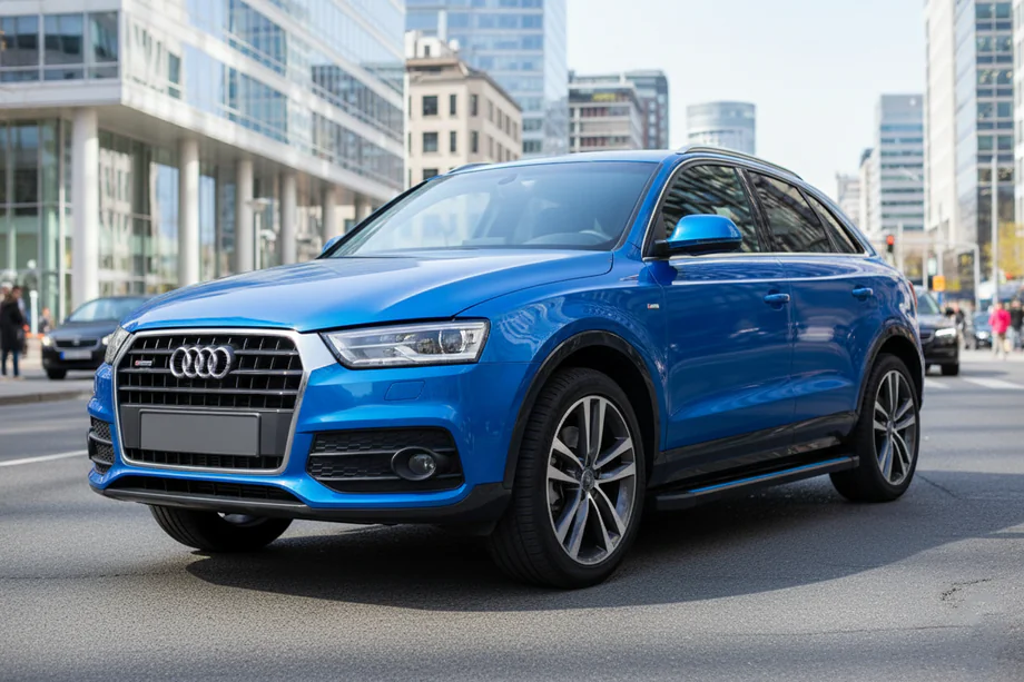 Audi Q3 2011–2019 Sānu sliekšņi Maya Blue (2 gab., alumīnijs) Image