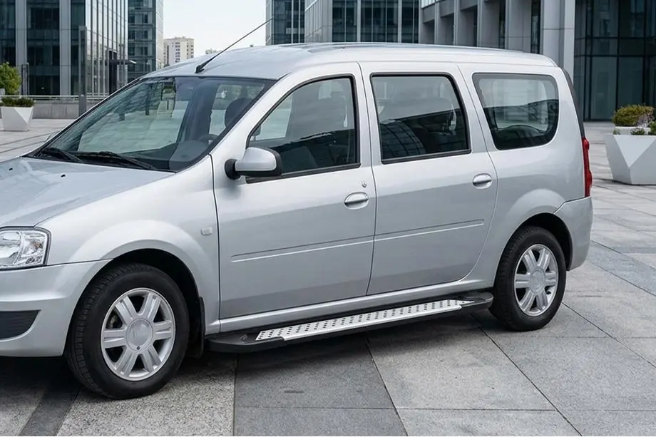 Lada Largus 2012– Sānu kāpšļi X5 tipa (2 gab., alumīnija) Image