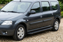 Lada Largus 2012– Sānu pakāpieni Allmond Black (2 gab., alumīnijs) foto 1