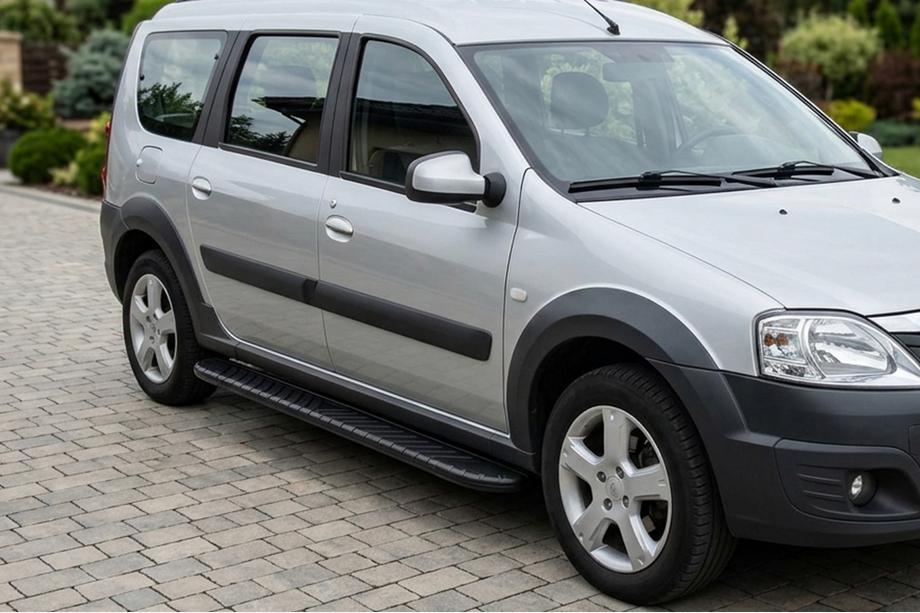 Lada Largus 2012– Sānu pakāpieni Bosphorus Black (2 gab., alumīnijs) Image