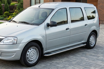 Lada Largus 2012– Sānu pakāpieni Maydos V2 (2 gab., alumīnijs/nerūsējošais tērauds) foto 1