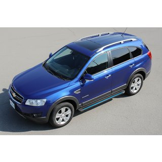 Sānu pakāpieni Maya Blue (2 gab., alumīnijs) foto 1