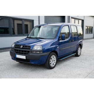 Sānu sliekšņi Maya Blue (2 gab., alumīnijs) foto 1