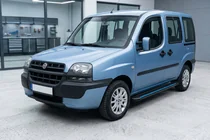 Fiat Doblo I 2005–2010 Sānu sliekšņi Maya Blue (2 gab., alumīnijs) foto 1
