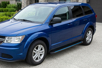 Fiat Freemont 2011–2016 Sānu sliekšņi Maya Blue (2 gab., alumīnijs) foto 1