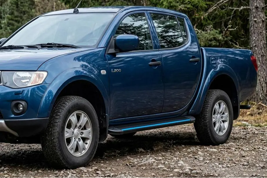 Fiat Fullback 2016– Sānu sliekšņi Maya Blue (2 gab., alumīnijs) Image